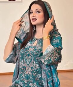 Printed Crape Sharara Ready Dress Pakistani inspire